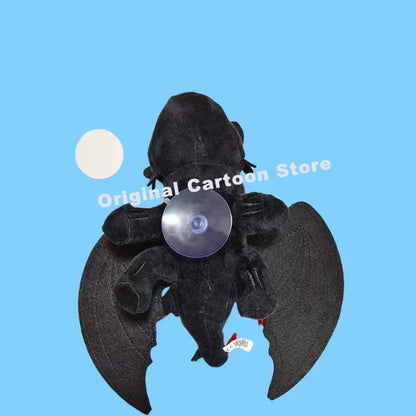 Original Car Roof Teeth Flying Dragon Plush Toy Doll Ornaments Car Accessories Trunk Decorate Motorcycle Helmet Accessories